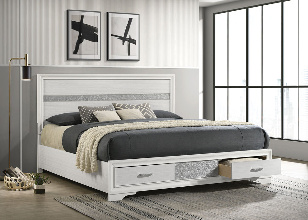 Miranda Panel Platform Storage Bed