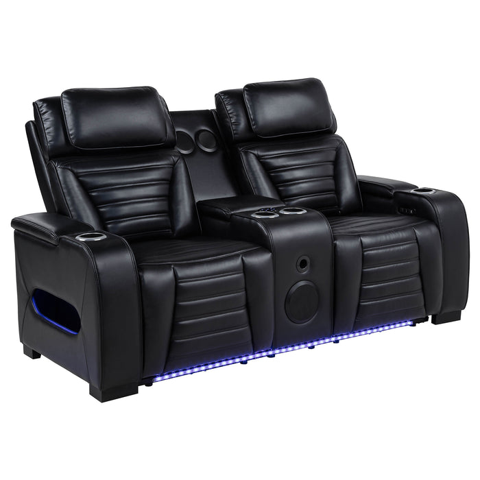 Zuma Dual Power Reclining Loveseat