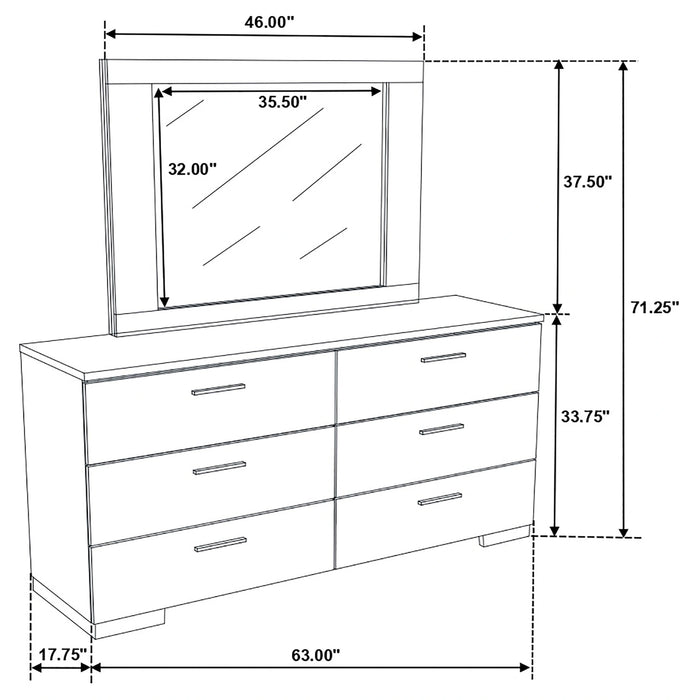 Felicity Dresser with Mirror