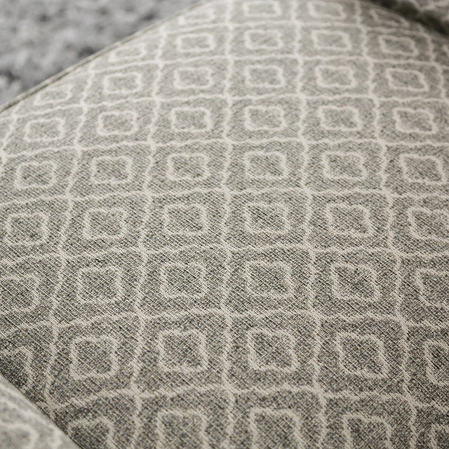 STEPHNEY Accent Chair, Gray/Gold