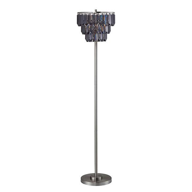 Meg Black/Chrome Floor Lamp image