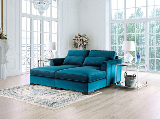 PEREGRINE Sectional, Teal