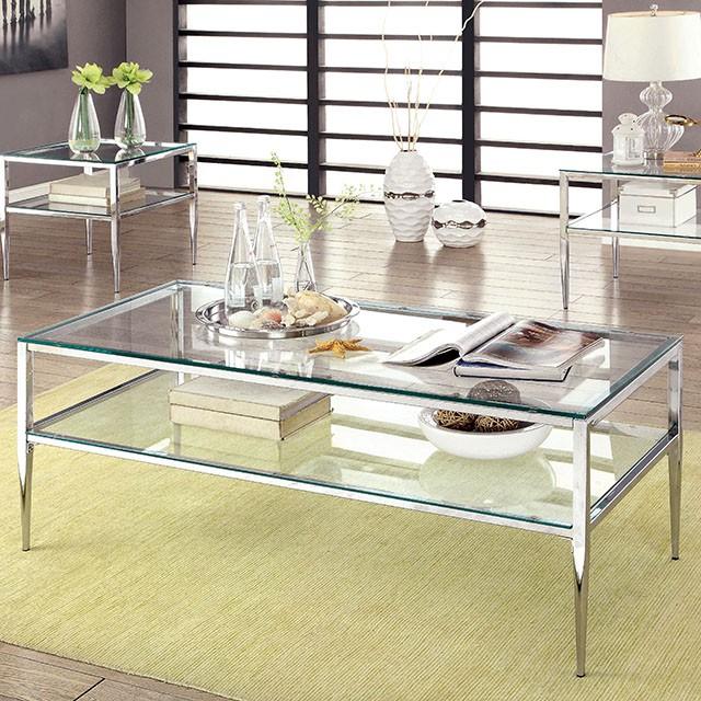 TANIKA Chrome Coffee Table, Chrome image