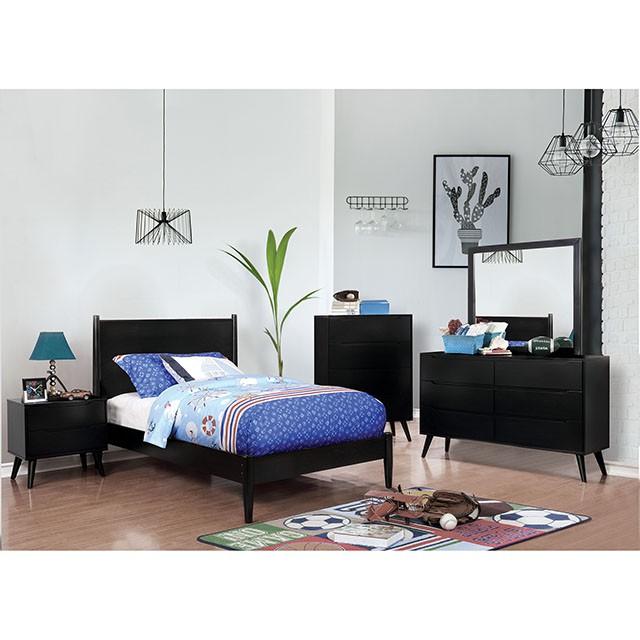 LENNART II Black Cal.King Bed