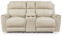 Dahlmoore Power Reclining Loveseat with Console image