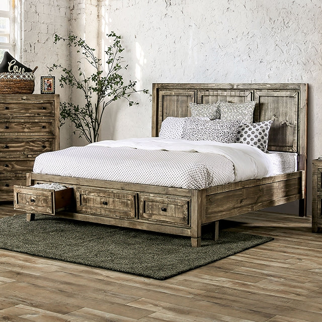 Oakridge Bed Brown & Grey