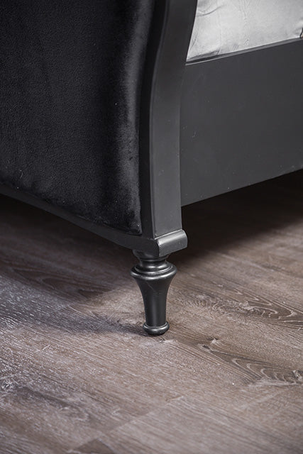 Melodi Parc Bed Black & Silver